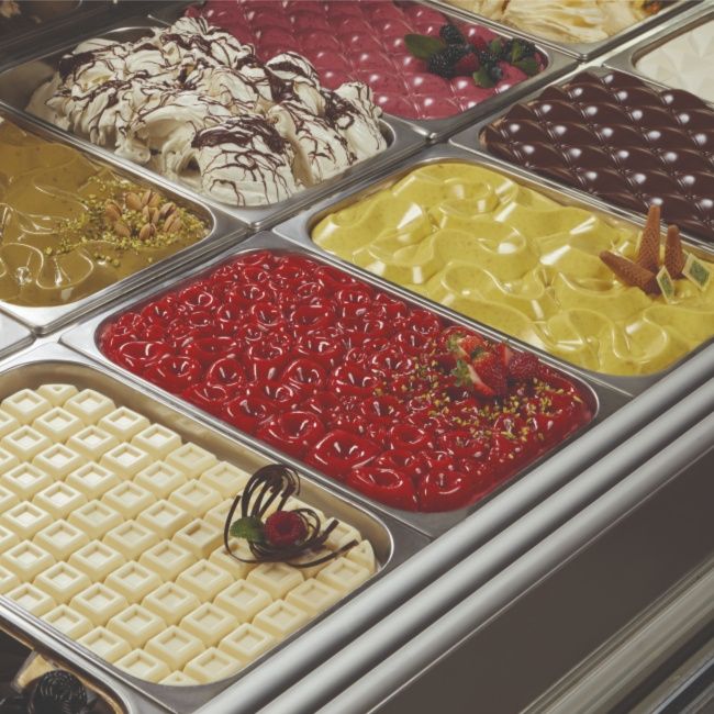 Stainless Steel Ice Cream Tub Large 5 Liter MAWADUNA