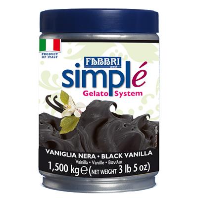 Semplice vaniglia nera - stagno da 1,4 kg