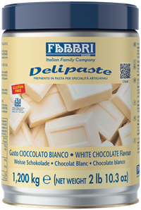 Delipaste White Chocolate - 1,2 kg di secchio