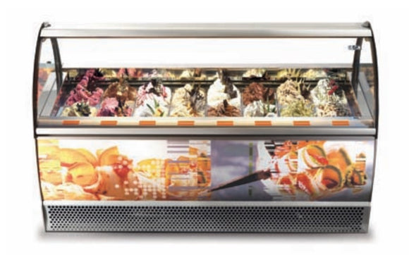 Gelato & Ice Cream Display (Millennium24 LX) ثلاجة عرض جيلاتو وايسكريم ميلينيوم