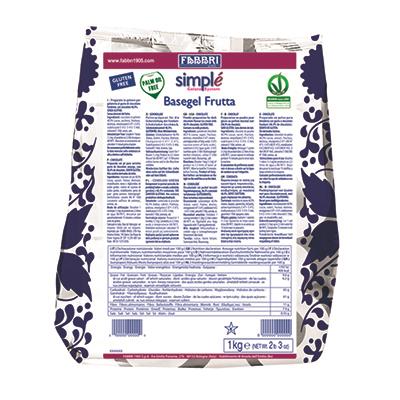 SIMPLE BASEGEL FRUIT (Complete Base) - bags 1kg