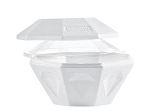 White Takeout Container Diamond - 1 L