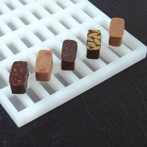 Chocolate praline mould -  rectangular shape (LS03)
